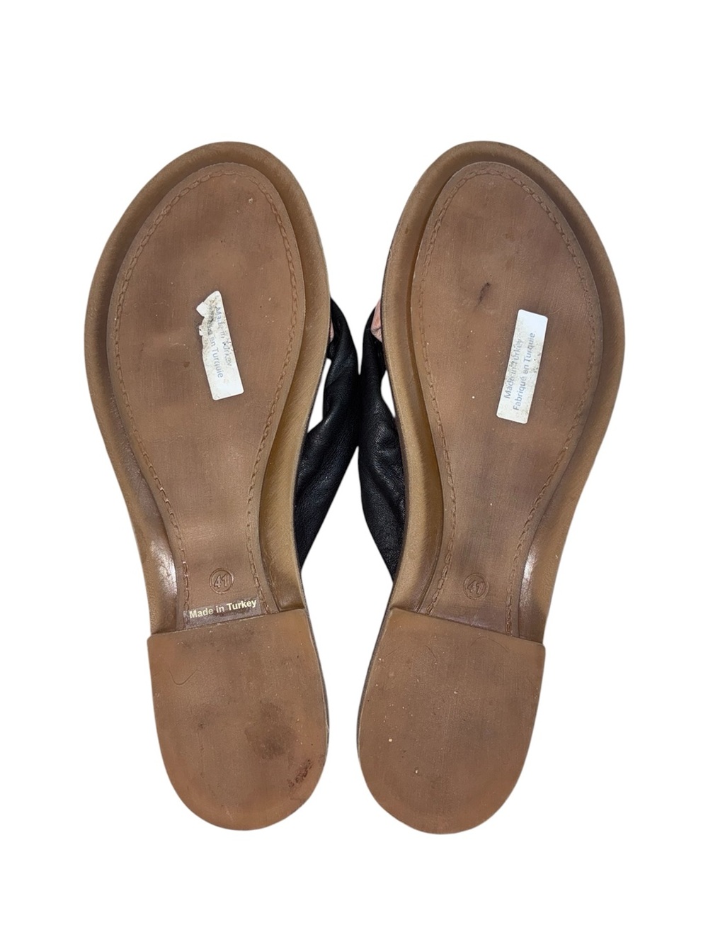 Miz Mooz Inuovo Leather Sandal in Pink Black Size 41 US 9.5-10 - Picture 3 of 5